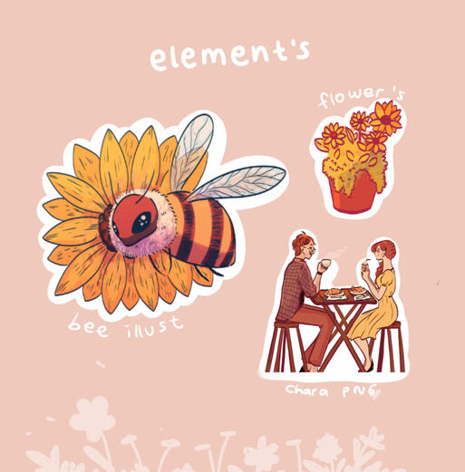 Commissioned by Nexterday Publisher for merchandise of the novel "Nectar" by Erina Delyere©2023